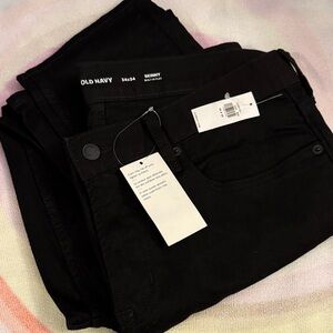 Old Navy Jet Black Denim Pants